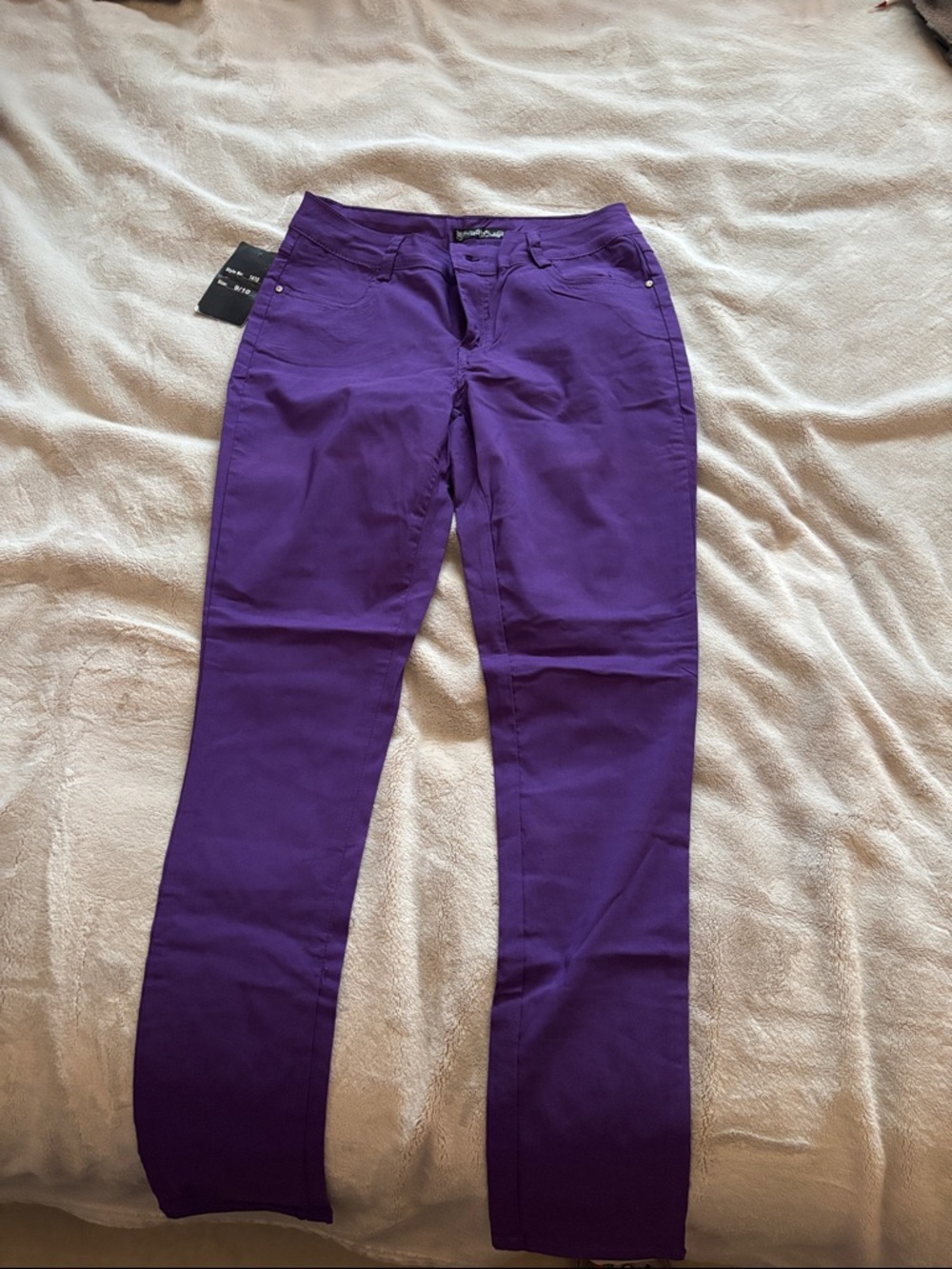 Women’s Purple Slim-Fit Pants